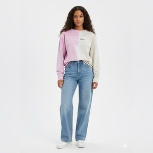 Ariana Grande Sweetener Thank U Next Half & Half World Tour Sweatshirt size L